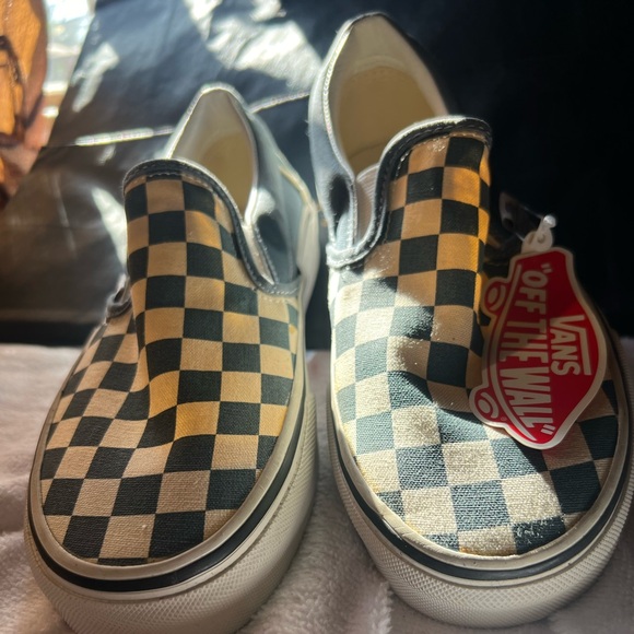 Vans Other - Vans Slip on Classic Checkered Grey/White (4.5) Retails for $50